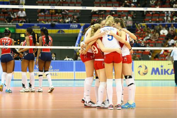 Волейбол. Мировой Кубок Чемпионов 2013. Женщины. Россия - Бразилия